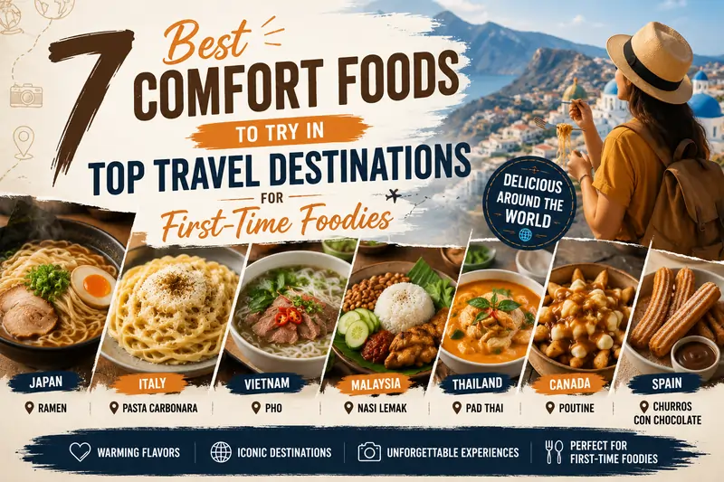 7 Best Comfort Foods to Try in Top Travel Destinations for First-Time Foodies