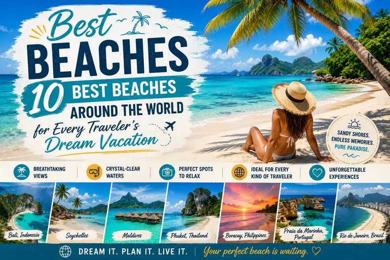 Best Beaches 10 Best Beaches Around the World for Every Traveler’s Dream Vacation