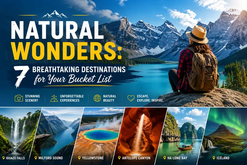 Natural Wonders 7 Breathtaking Destinations for Your Bucket List